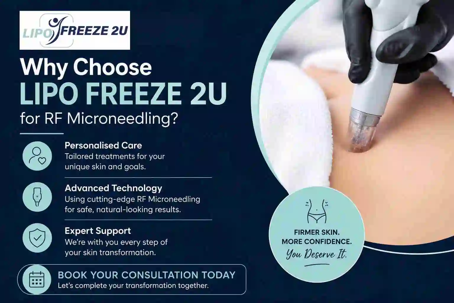 Why Choose LIPO FREEZE 2U for RF Microneedling Manchester?